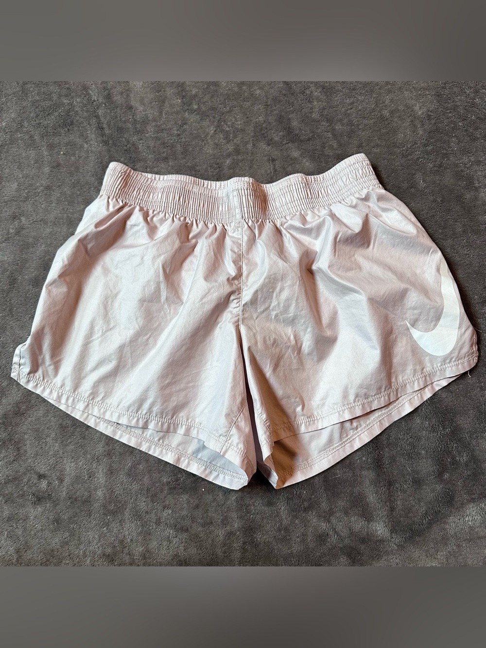 Nike Swoosh Run Women’s Running Shorts S Pink Blush Lined DB4354-699